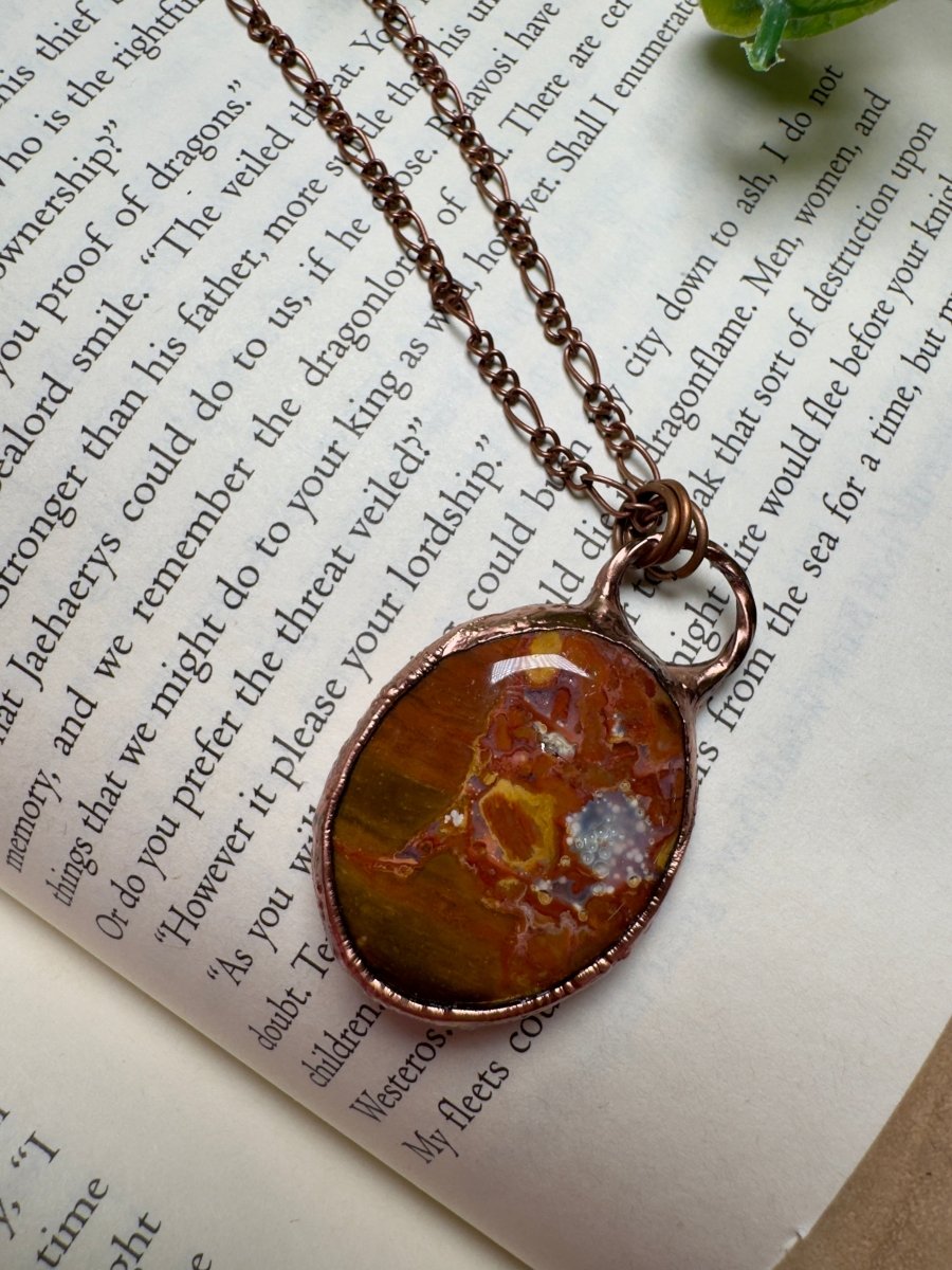 Ocean Jasper Necklace | Copper Ashes