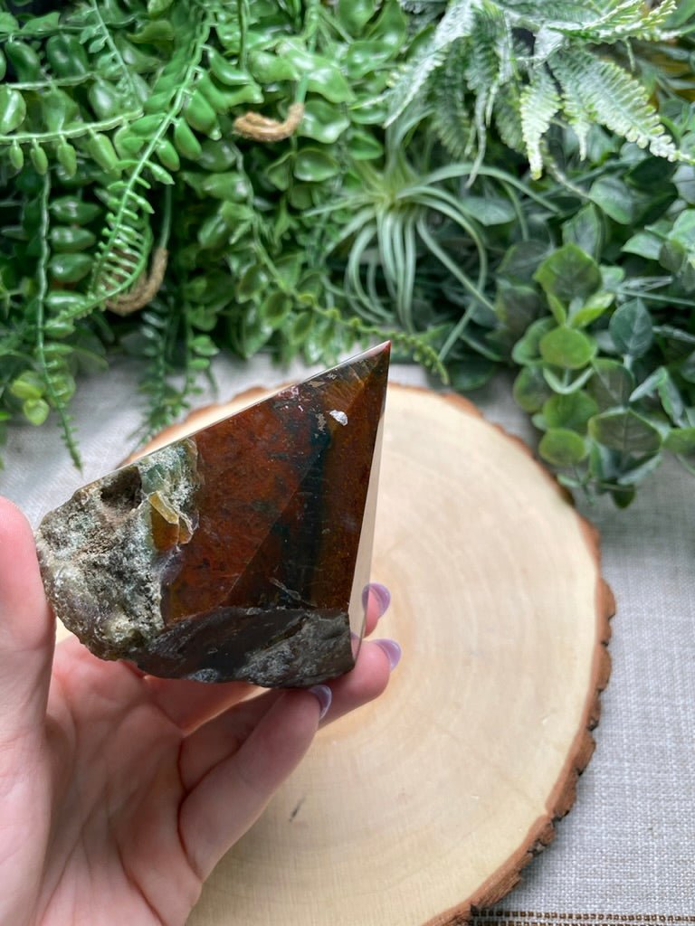 Ocean Jasper Pyramid | Copper Ashes