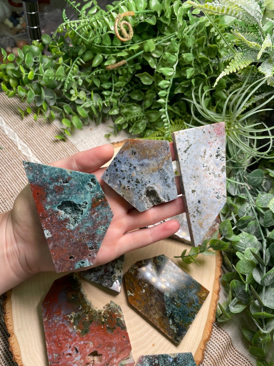 Ocean Jasper Slab | Copper Ashes