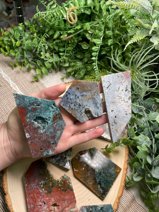 Ocean Jasper Slab | Copper Ashes
