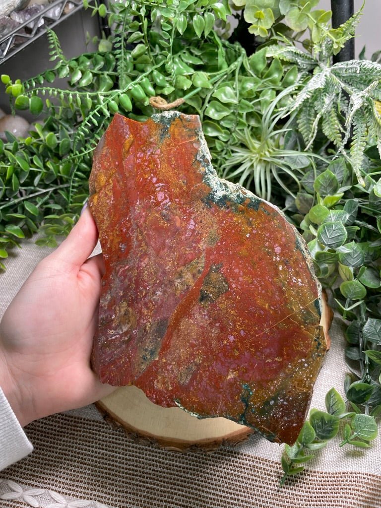 Ocean Jasper Slab | Copper Ashes