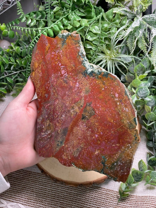 Ocean Jasper Slab | Copper Ashes