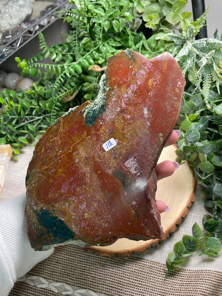 Ocean Jasper Slab | Copper Ashes
