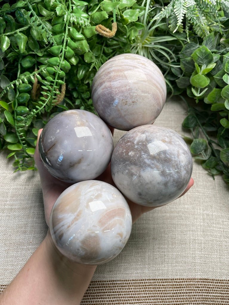 Ocean Jasper Sphere | Copper Ashes