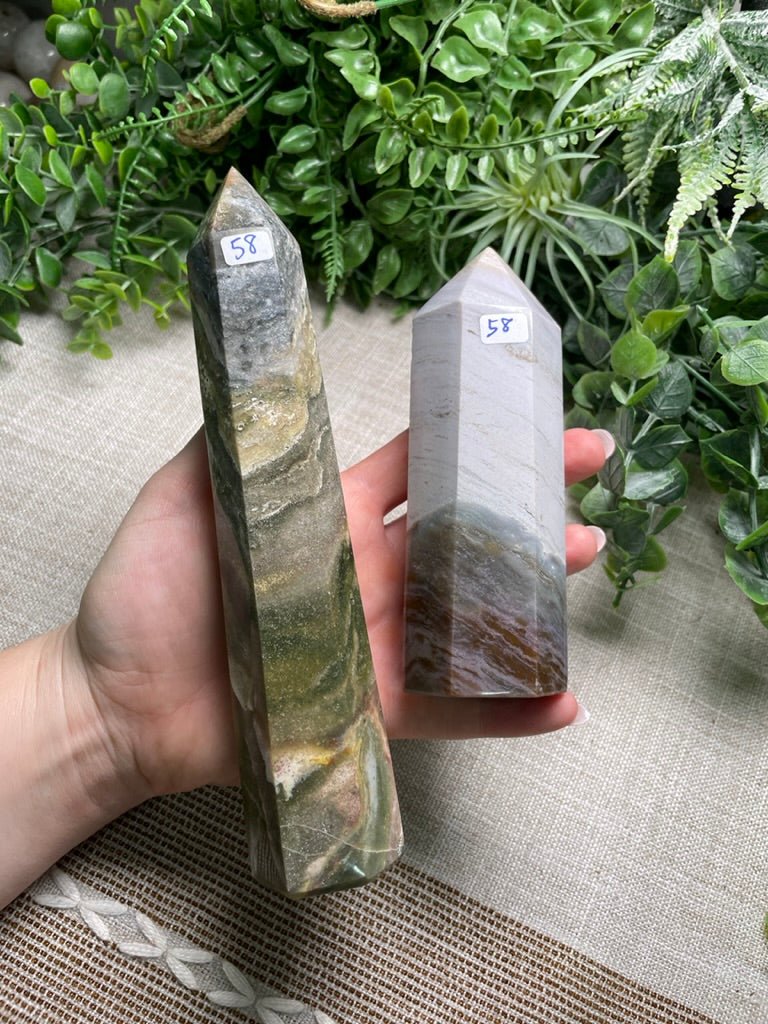 Ocean Jasper Tower | Copper Ashes