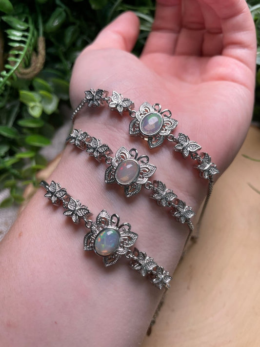 Opal Butterfly Bracelet | Copper Ashes
