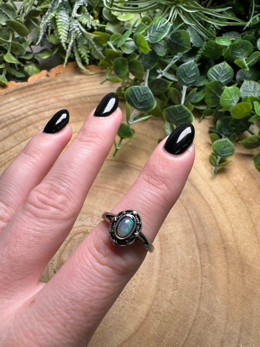 Opal Ring Adjustable | Copper Ashes