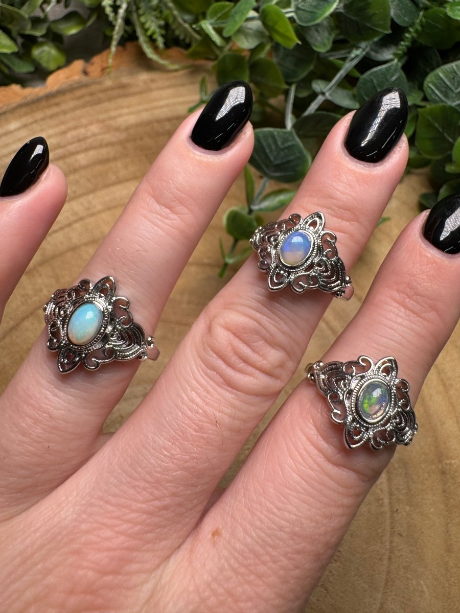 Opal Ring Adjustable | Copper Ashes