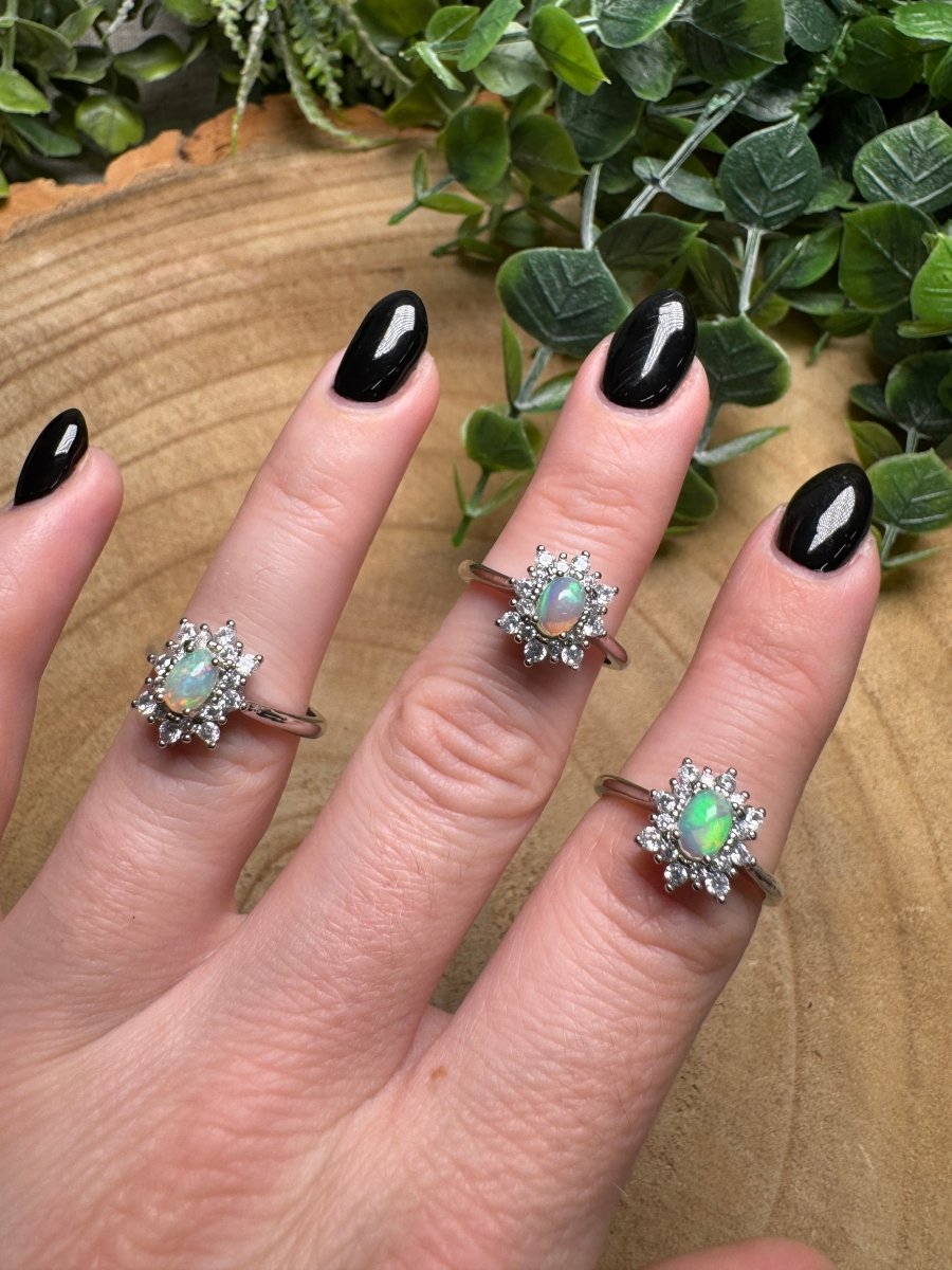 Opal Ring Adjustable | Copper Ashes