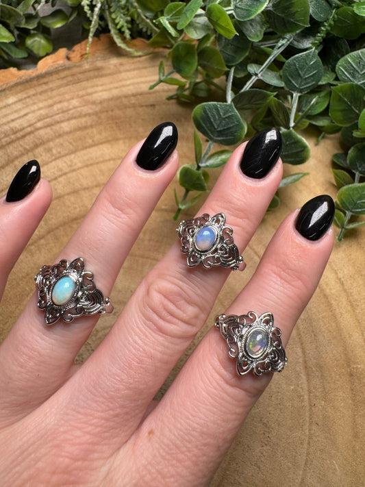 Opal Ring Adjustable | Copper Ashes