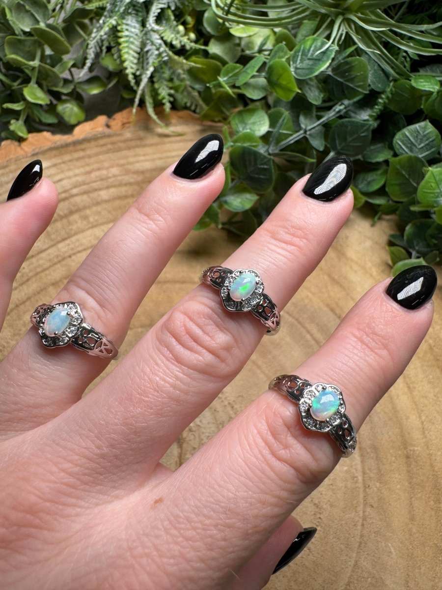 Opal Ring Adjustable | Copper Ashes
