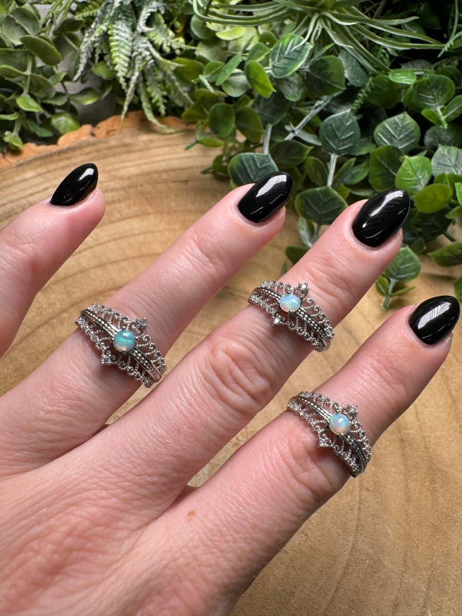 Opal Ring Adjustable | Copper Ashes