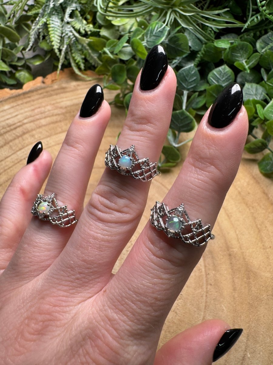Opal Ring Adjustable | Copper Ashes