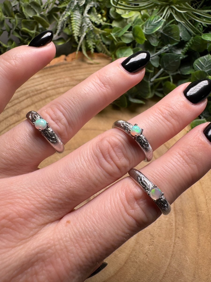 Opal Ring Adjustable | Copper Ashes