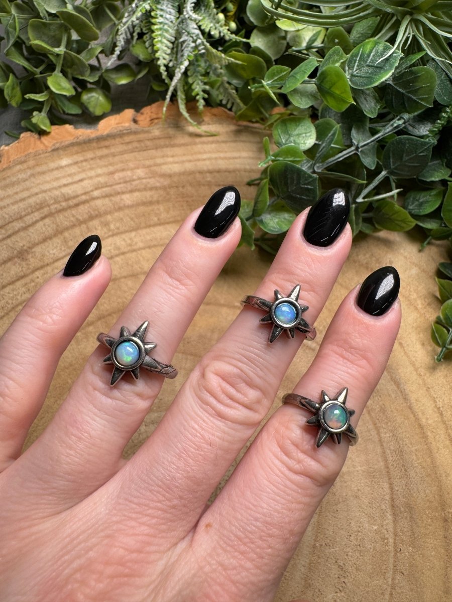 Opal Star Ring Adjustable | Copper Ashes