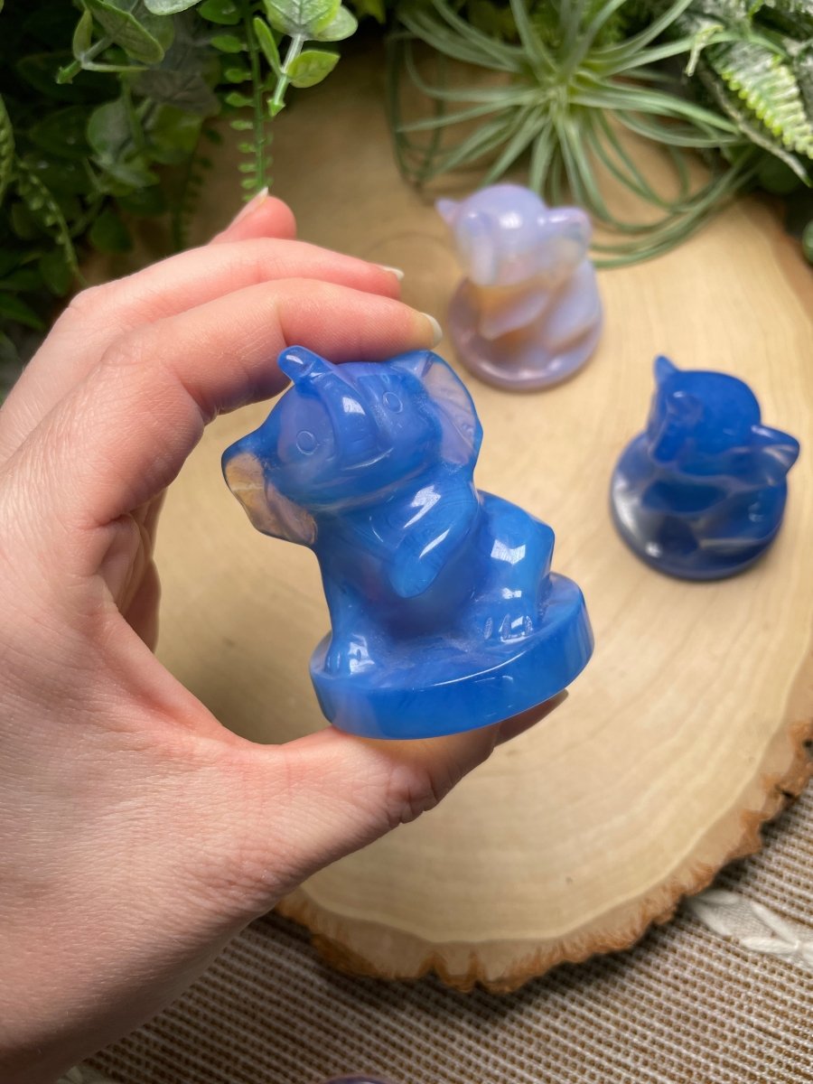 Opalite Elephant | Copper Ashes