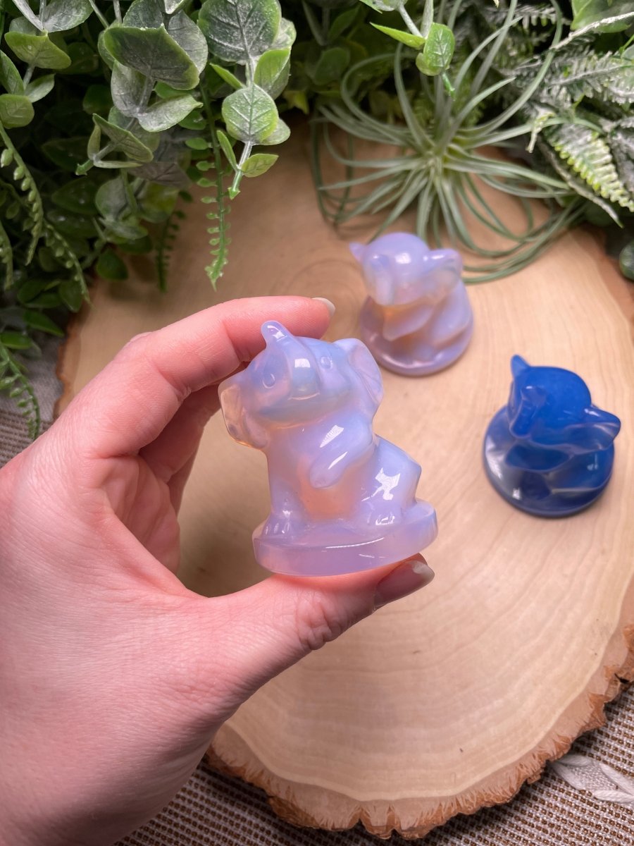 Opalite Elephant | Copper Ashes