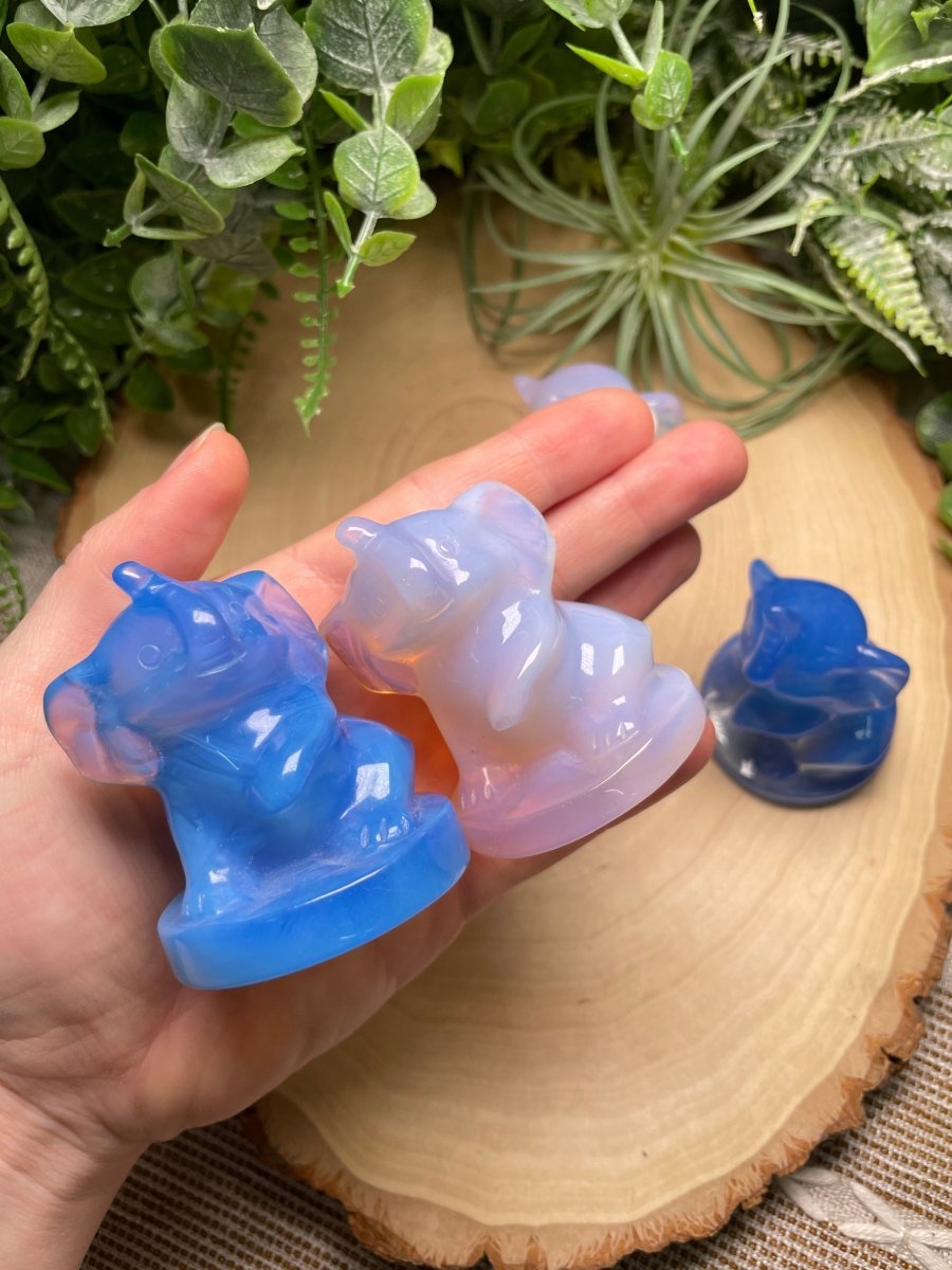 Opalite Elephant | Copper Ashes