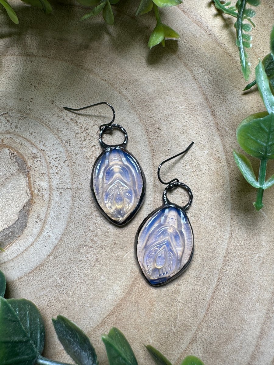 Opalite Yoni Earrings | Copper Ashes