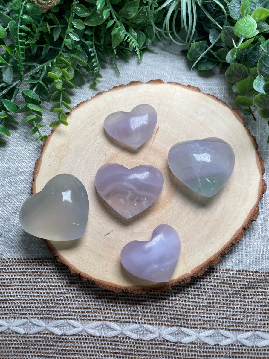 Pastel Fluorite Heart | Copper Ashes