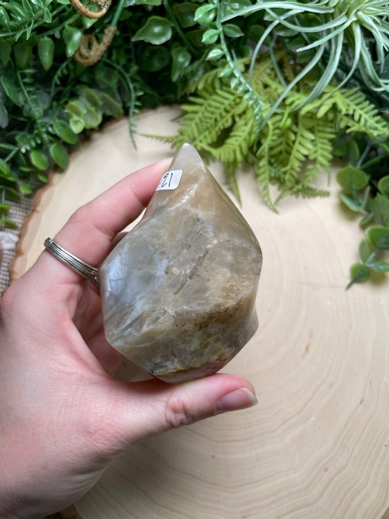 Peach Moonstone Flame | Copper Ashes