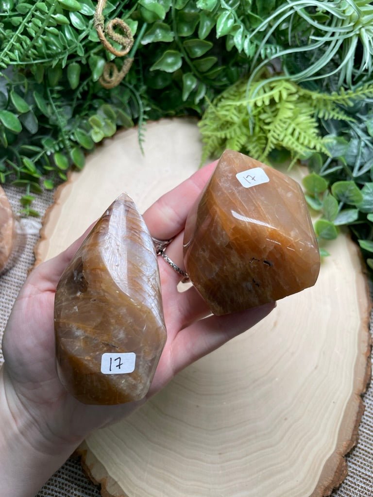 Peach Moonstone Flame | Copper Ashes