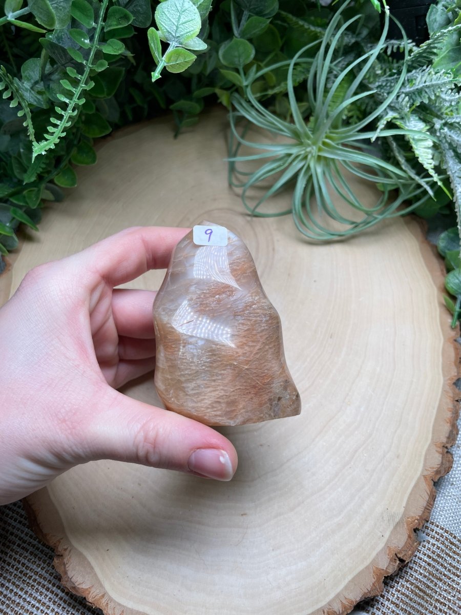 Peach Moonstone Flame | Copper Ashes