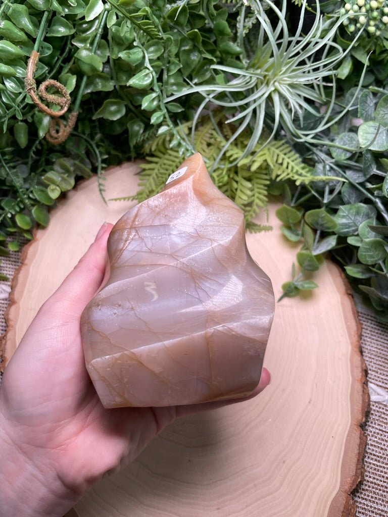 Peach Moonstone Flame | Copper Ashes