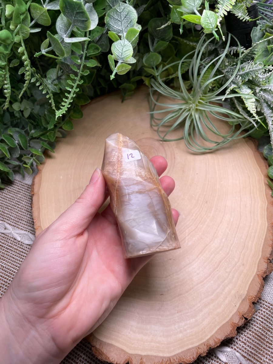 Peach Moonstone Flame | Copper Ashes