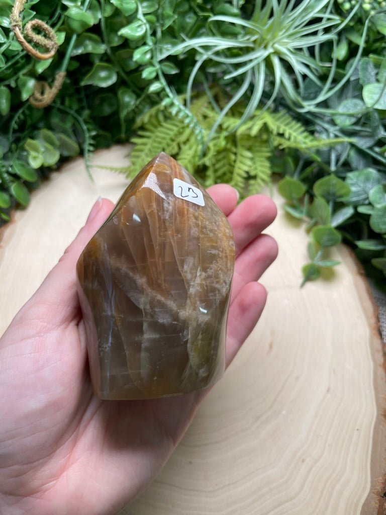 Peach Moonstone Flame | Copper Ashes