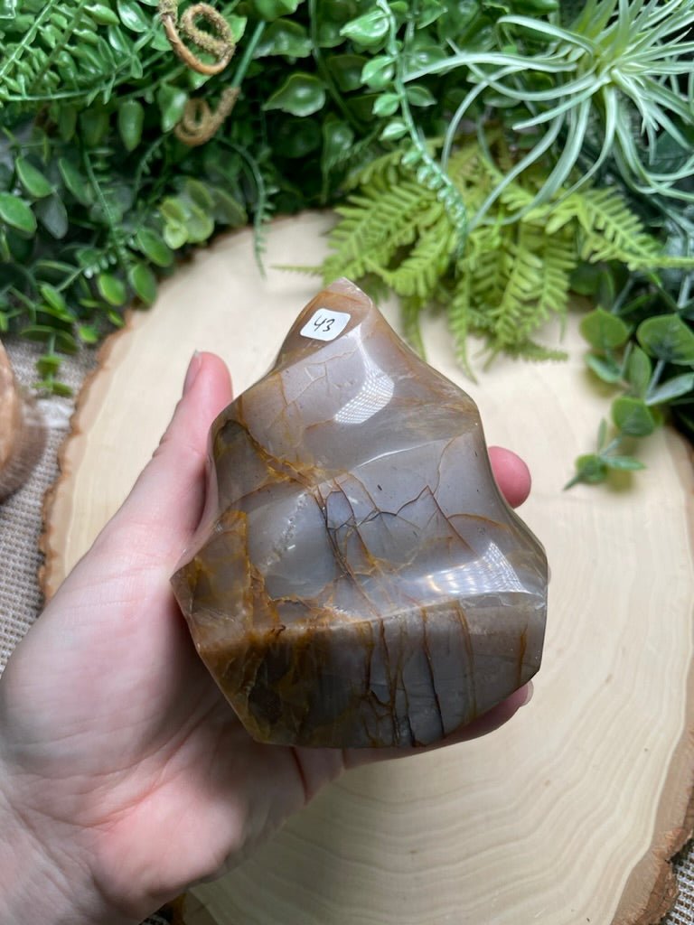 Peach Moonstone Flame | Copper Ashes