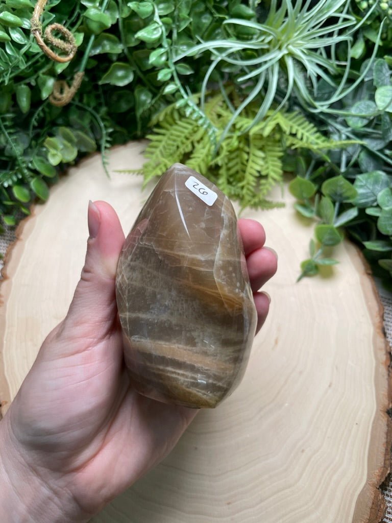 Peach Moonstone Flame | Copper Ashes