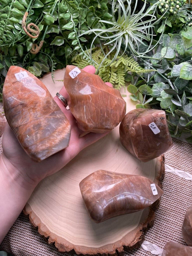 Peach Moonstone Flame | Copper Ashes