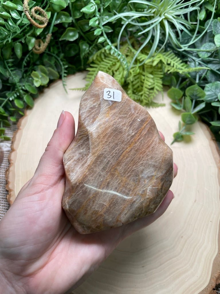 Peach Moonstone Flame | Copper Ashes