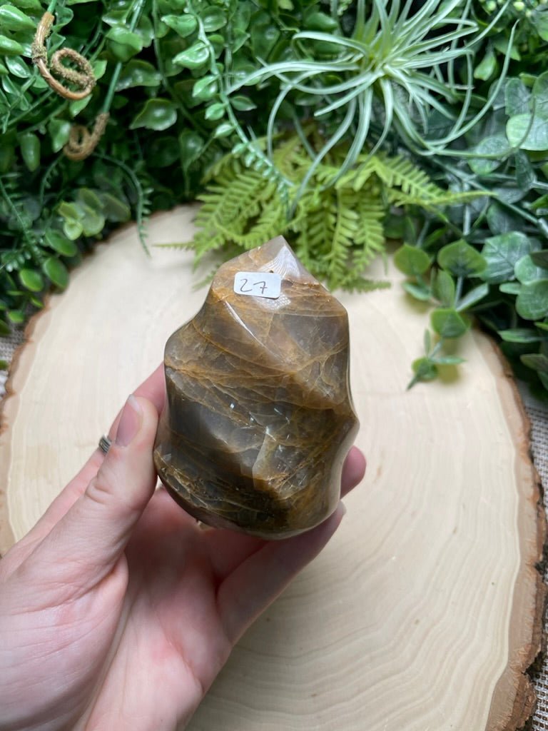 Peach Moonstone Flame | Copper Ashes