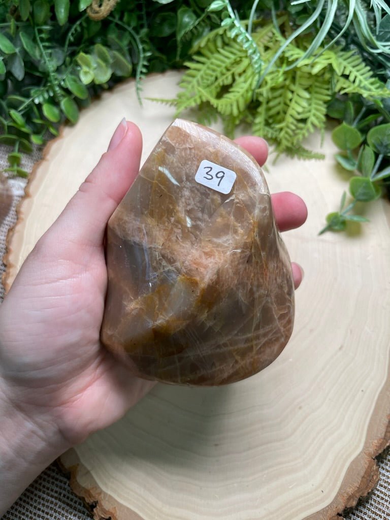 Peach Moonstone Flame | Copper Ashes