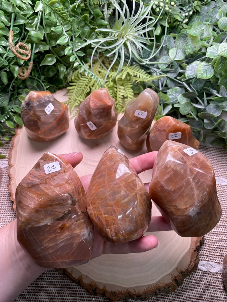 Peach Moonstone Flame | Copper Ashes