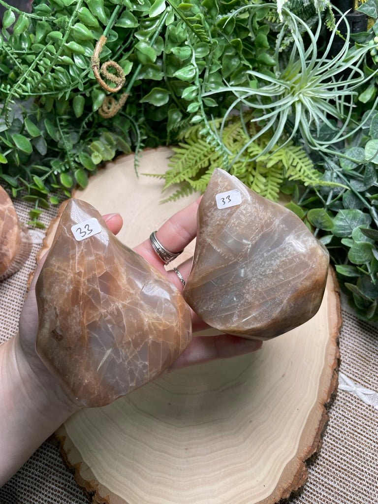 Peach Moonstone Flame | Copper Ashes