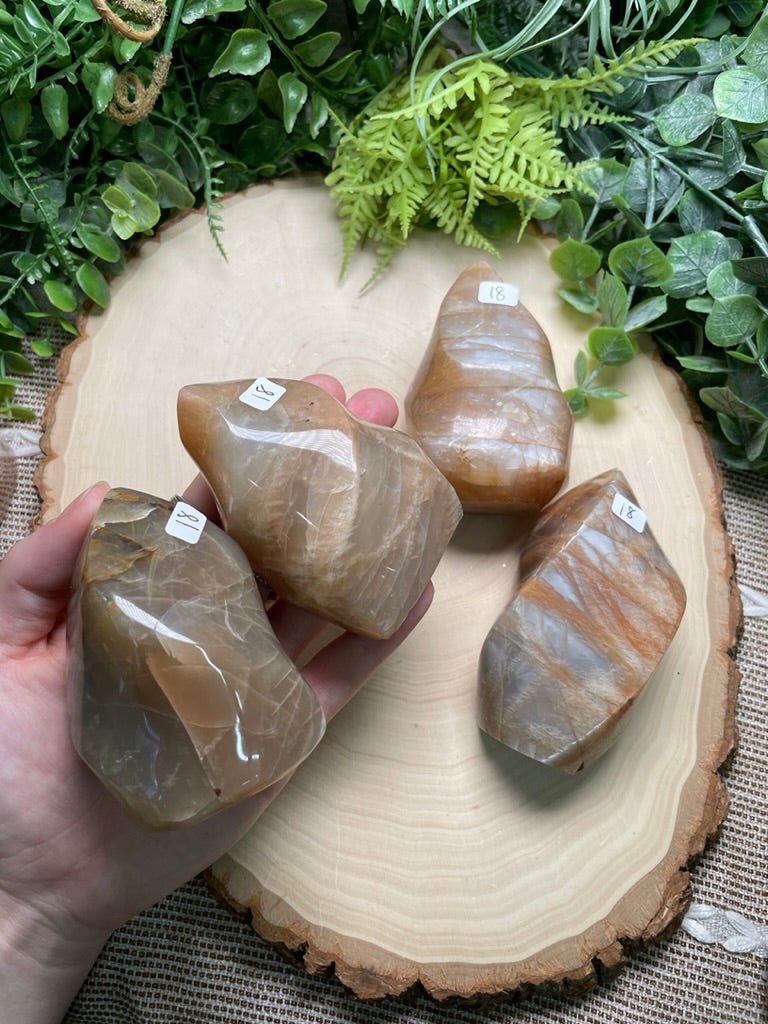 Peach Moonstone Flame | Copper Ashes