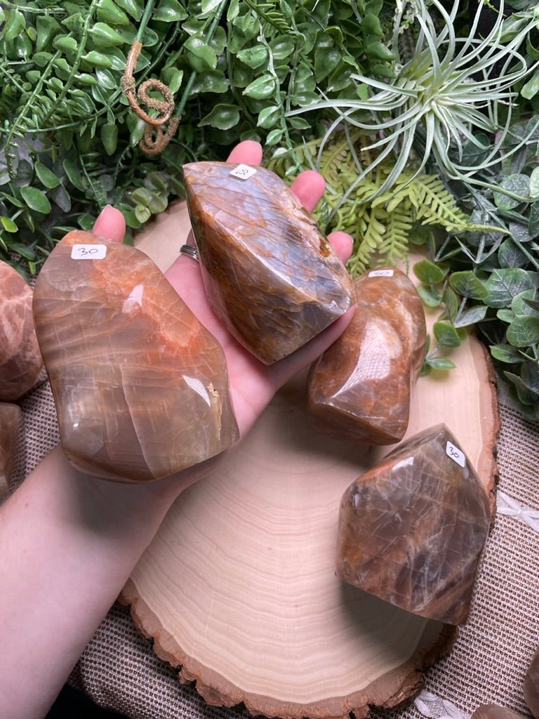 Peach Moonstone Flame | Copper Ashes