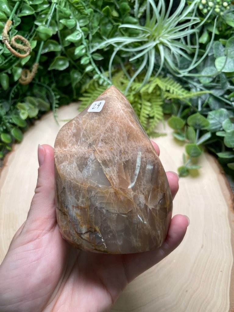 Peach Moonstone Flame | Copper Ashes