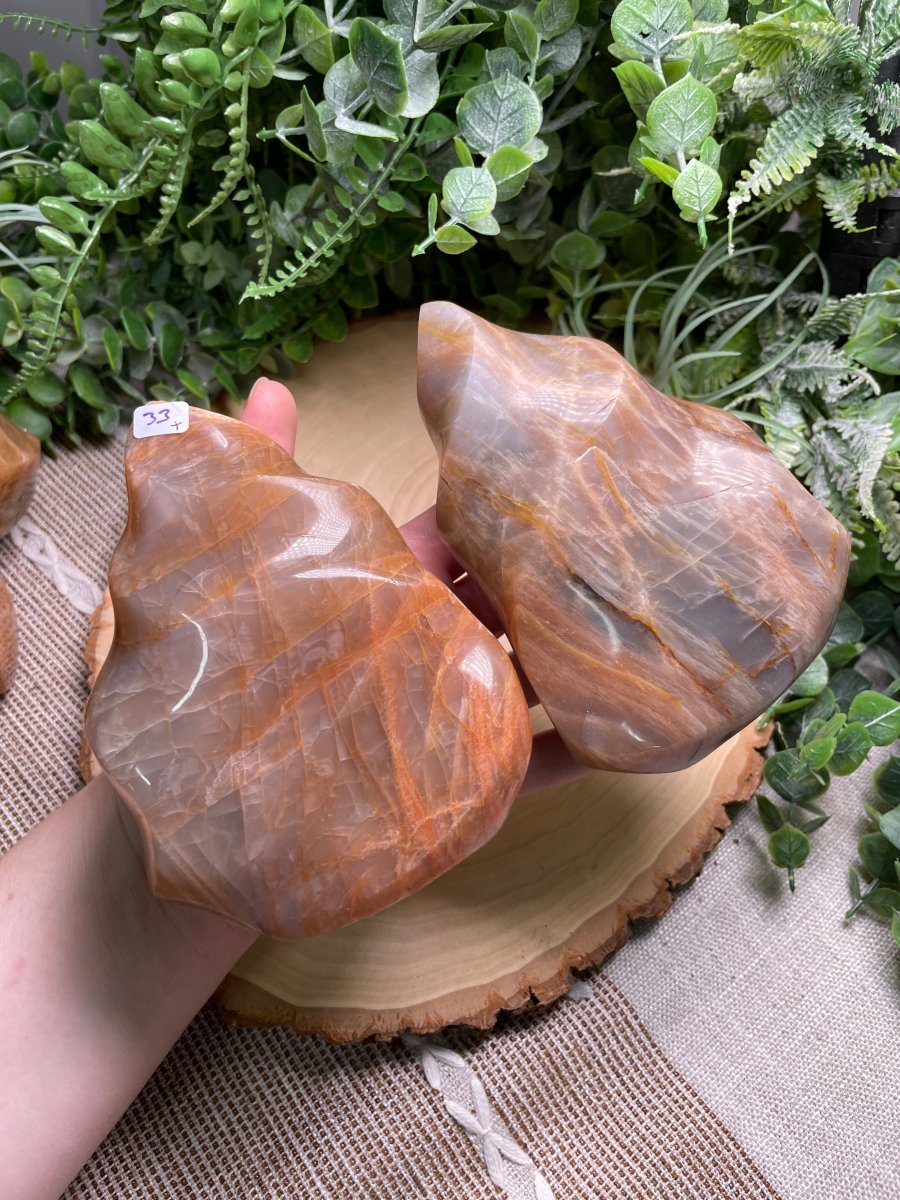 Peach Moonstone Flame | Copper Ashes