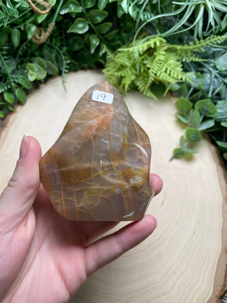 Peach Moonstone Flame | Copper Ashes