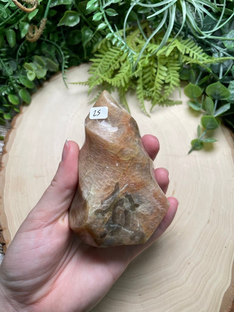 Peach Moonstone Flame | Copper Ashes