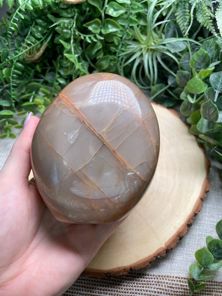 Peach Moonstone Freeform | Copper Ashes