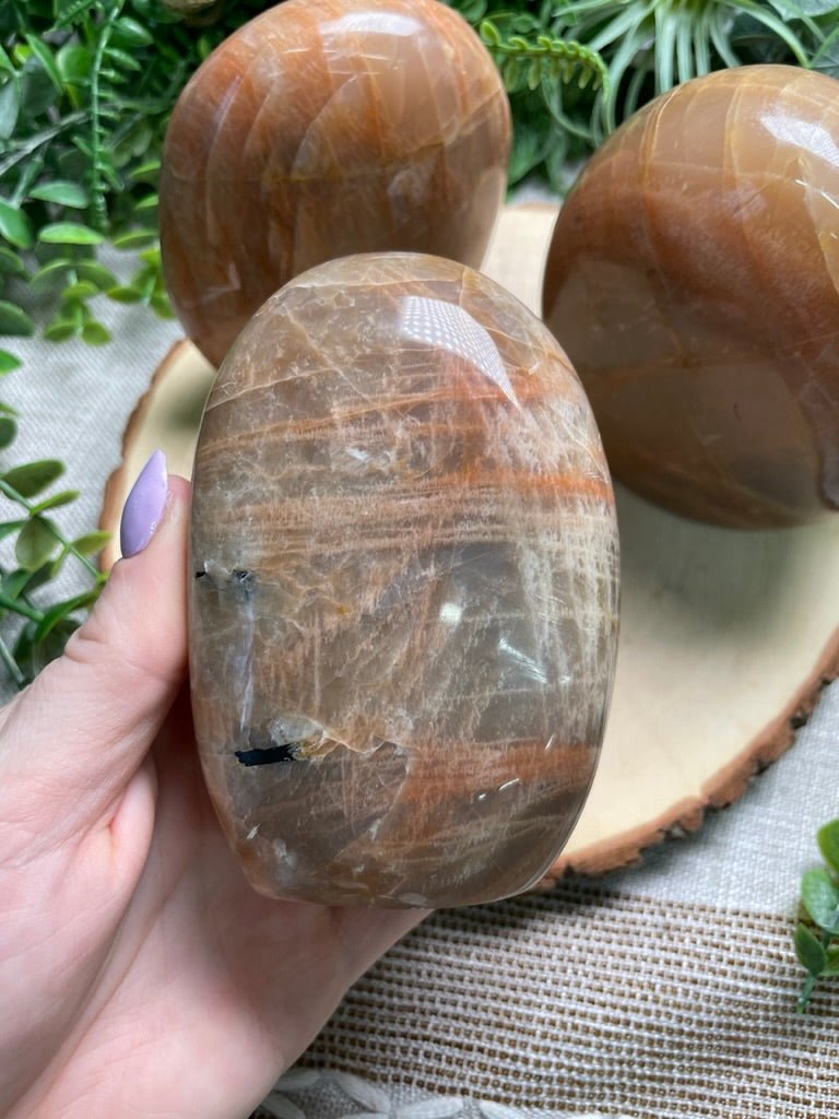 Peach Moonstone Freeform | Copper Ashes