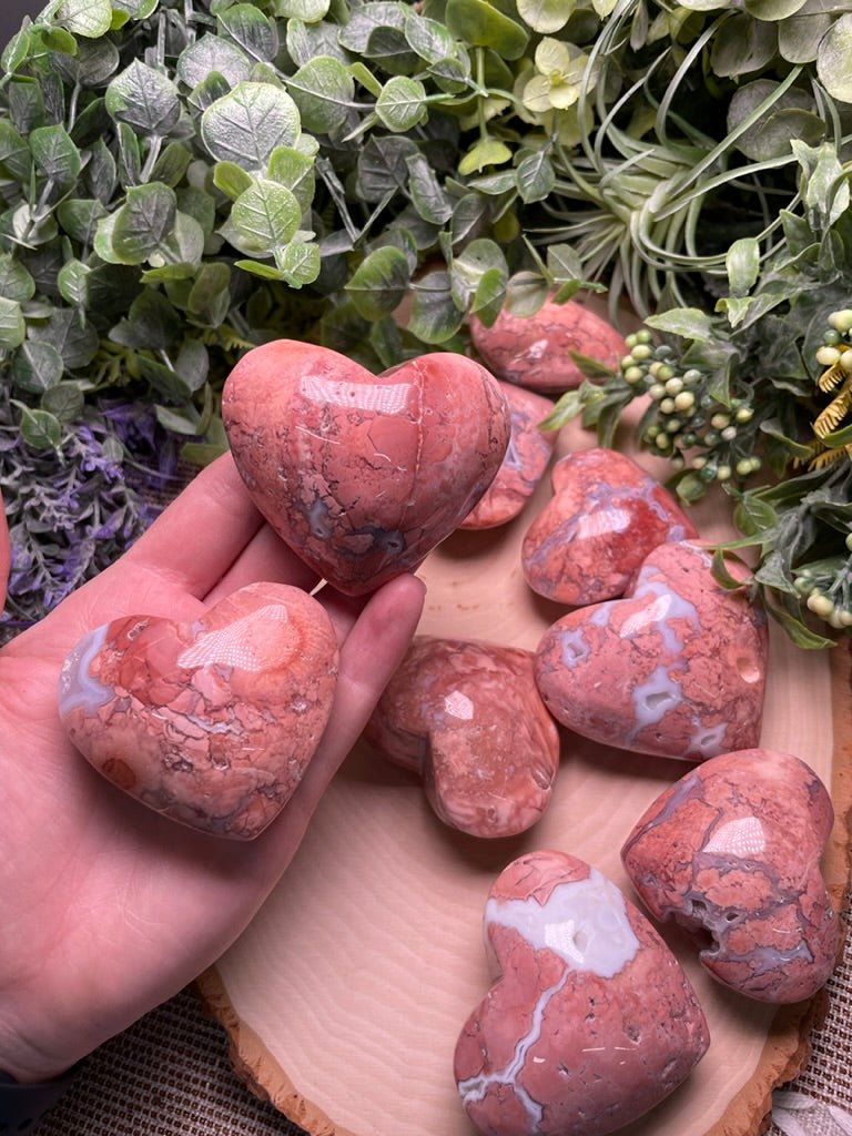 Petal Agate Heart | Copper Ashes