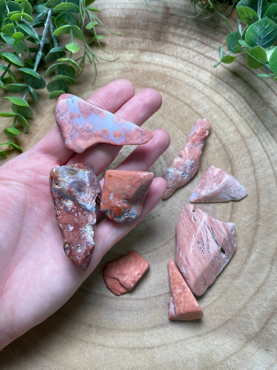 Petal Agate Tumble Lot | Copper Ashes