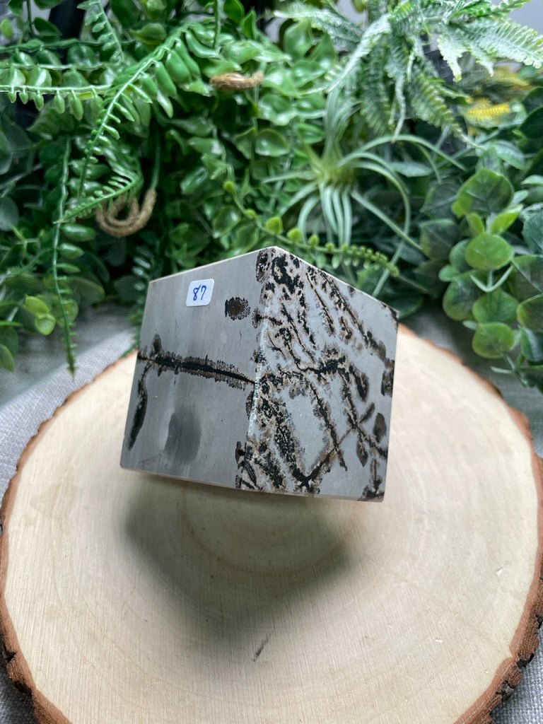 Picture Jasper Cube | Copper Ashes