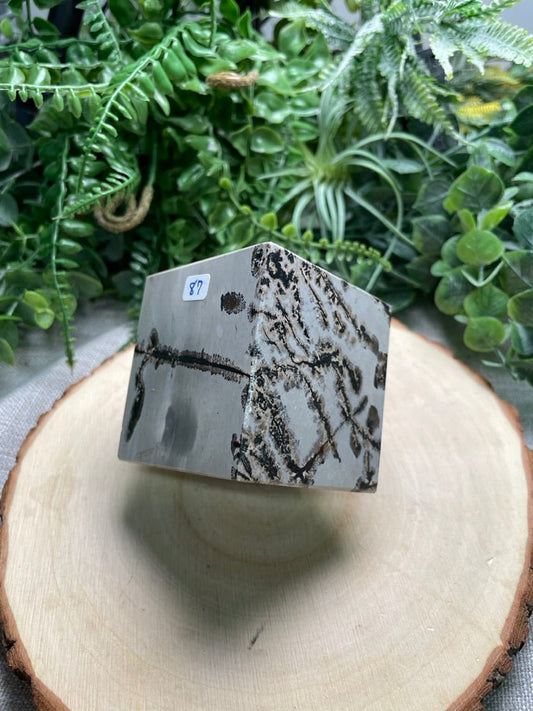 Picture Jasper Cube | Copper Ashes